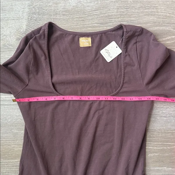 Free People NEW Onda Drop-Waist Long-Sleeve Mini Dress Large - Image 7