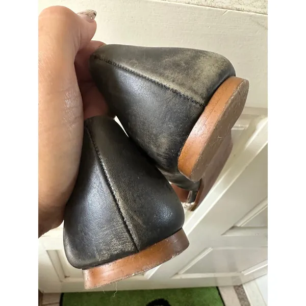 Madewell Marisa F1858 Spotted Calf Hair Pointed Toe Leather d'Orsay Flats 8.5 - Image 4