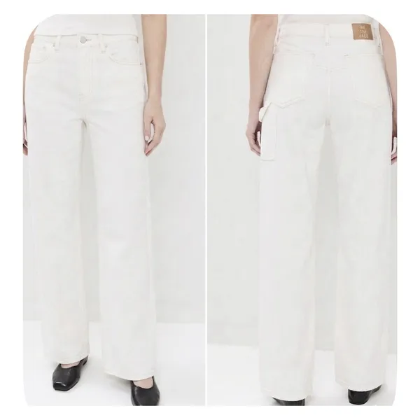 We the Free by Free People Tinsley Baggy High Rise Straight Leg Jeans Women's 27 - Image 2