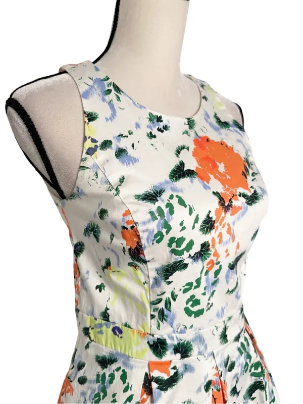 Gap Sara Floral Sleeveless Dress Size 8 - Image 7