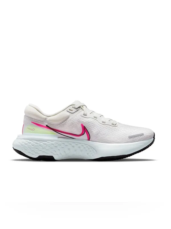 Women Nike ZoomX Invincible Run Flyknit White and Pink - Image 2