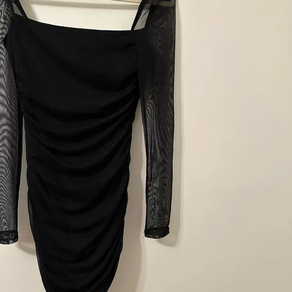 Princess Polly Charvi Mini Dress Black - Image 7