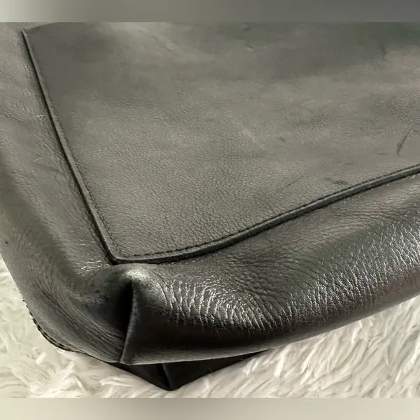 MADEWELL‎ The Medium Transport Tote Black Leather Bag Handbag - Image 7