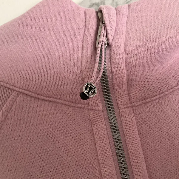 Lululemon Scuba Oversized Half-Zip Hoodie Pink Peony XS/S - Image 5
