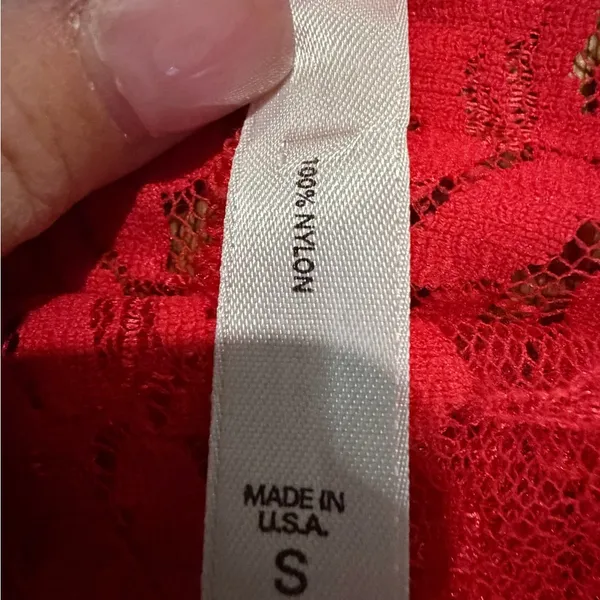 Victoria's Secret Y2K 2001 Scarlet Lace Camisole size small - Image 3