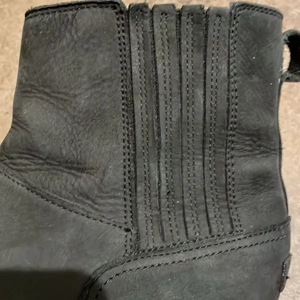 Sorel Lolla Black Leather Chelsea Ankle Boots Womens Size 8.5 NL3078-010 - Image 10
