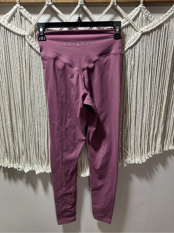 Balance Athletica Mauve High-Rise Leggings - Image 5
