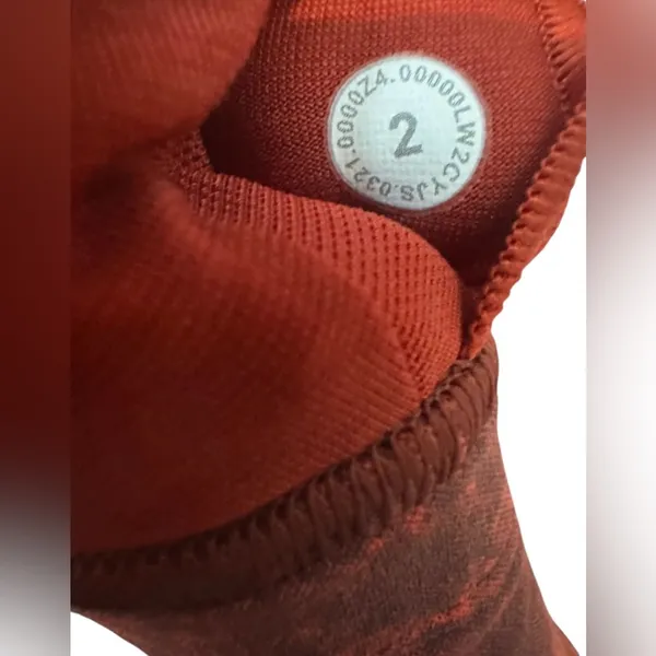 Lululemon Wunder Train Longline Bra 2‎ C/D Sun Bleached Wash Red Merlot - Image 7