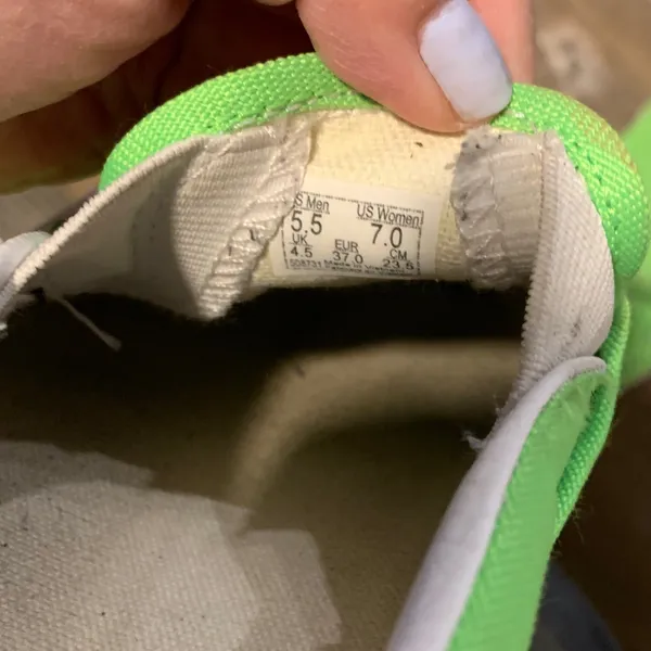 Vans Slip-On Sneakers Neon Green - Image 3