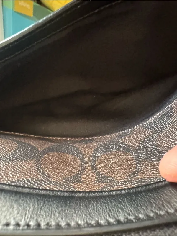 Coach Jes Brown Logo Crossbody Bag - Image 8