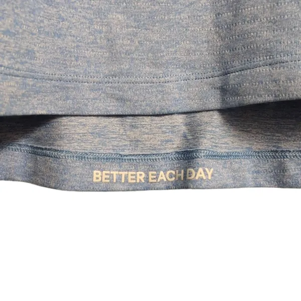 Lululemon Blue Heather Crew Neck Raglan Sleeves Athletic T-Shirt L (est) - Image 4