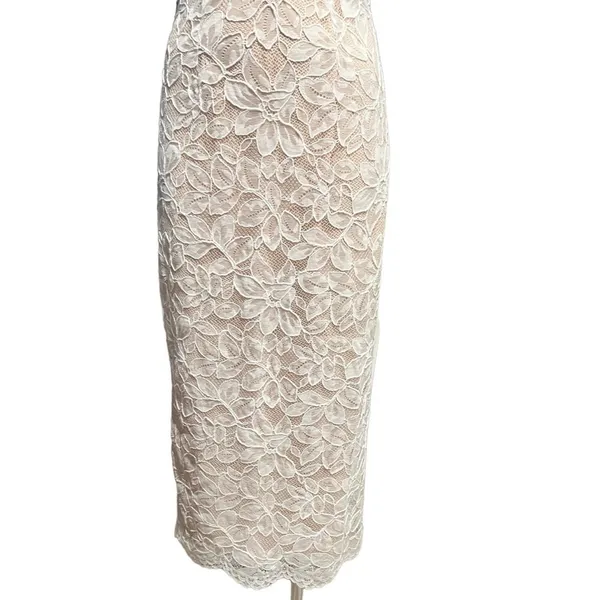 LULU’S All My Love For You White Lace Sleeveless Midi Dress Size S - Image 6