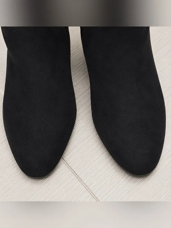 Kelly & Katie Hayd Wide Calf Tall Boots Black Size 7.5W - Image 4