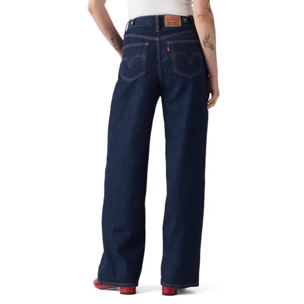 NWT Levi's 94 Baggy Wide Leg Jeans Women's Over Exposure Mid Rise- 29 x 31"‎ - Image 3