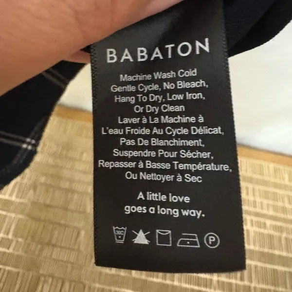 Babaton Sleeveless‎ Checkered Blouse Size Small - Image 3