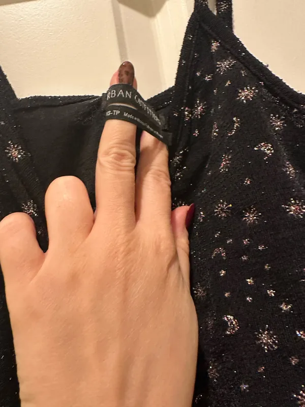 Urban Outfitters Sparkle Crop Top - Image 2
