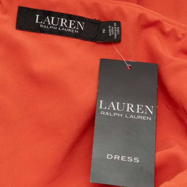 Lauren Ralph Lauren Coral Twist‎ Detail Cocktail Dress Size 2 - Image 4
