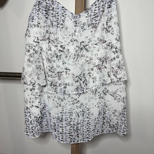 Cabi Style 272 On the Clock Tiered Print Cami Size Medium‎ - Image 3