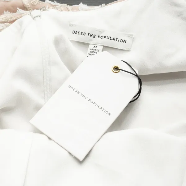 Dress The Population | Emma Embroidered Body-Con‎ Midi Dress - Image 7