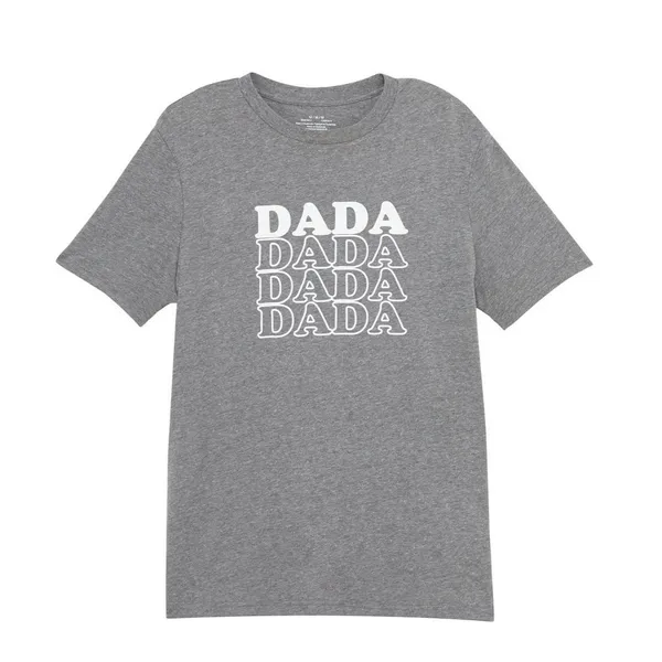 Motherhood Maternity Unisex Dada Graphic Tee Sz L Gray Short Sleeve Father's Day - Image 2