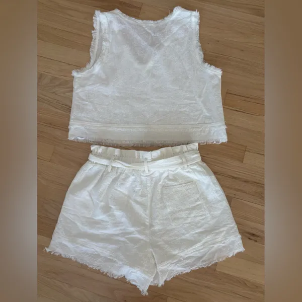New In Women’s White Top and Shorts Set - Image 9