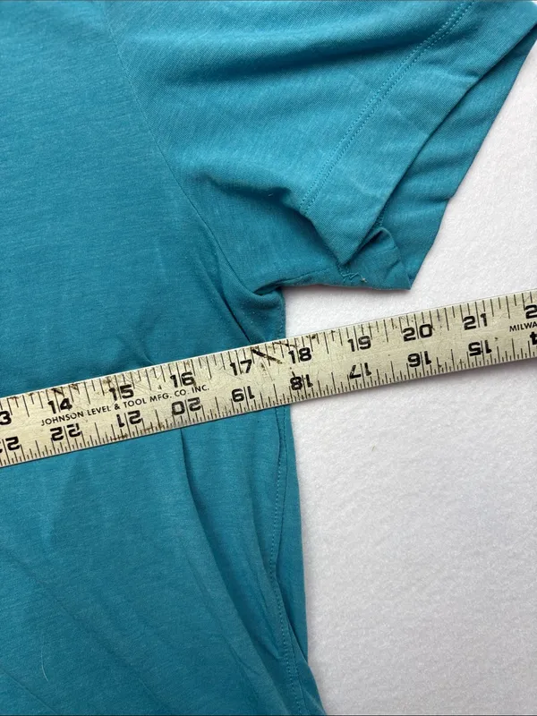 cotopaxi size medium blue Teal V-Neck Short Sleeve Tee - Image 5