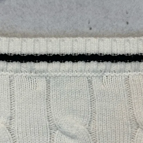 NWT FADED ROSE Sweater Women's XS Cream New‎ York" Cable Knit Cropped Pullover - Image 13