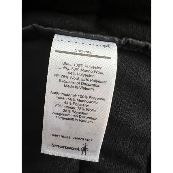 Smartwool Corbet 120 Insulated Skirt Black Merino Wool Medium - Image 6