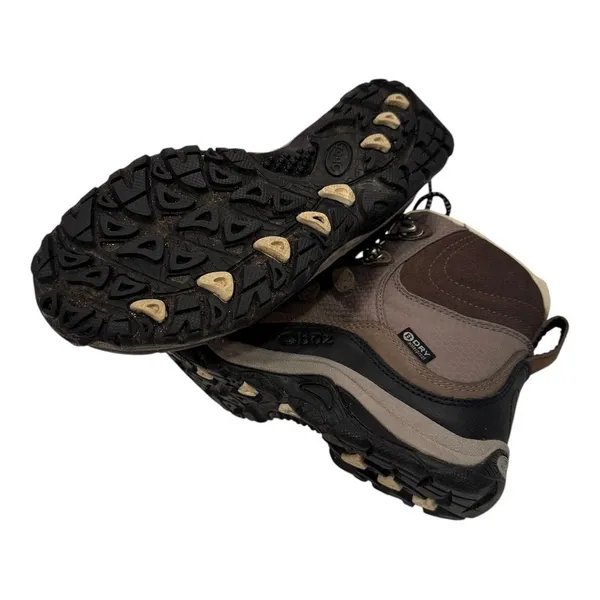 Oboz Juniper Mid B-DRY Hiking Boots Womens 7 Brown Waterproof Nubuck Trail Boot - Image 10