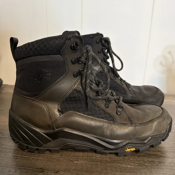 Men's Harley Davidson‎ 10.5 Riding Boots Lace Up Combat - Image 6