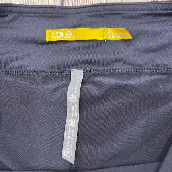 Lole Womens Black Active Skort Size S Wicking Antistatic Zipper Pocket Athletic - Image 3