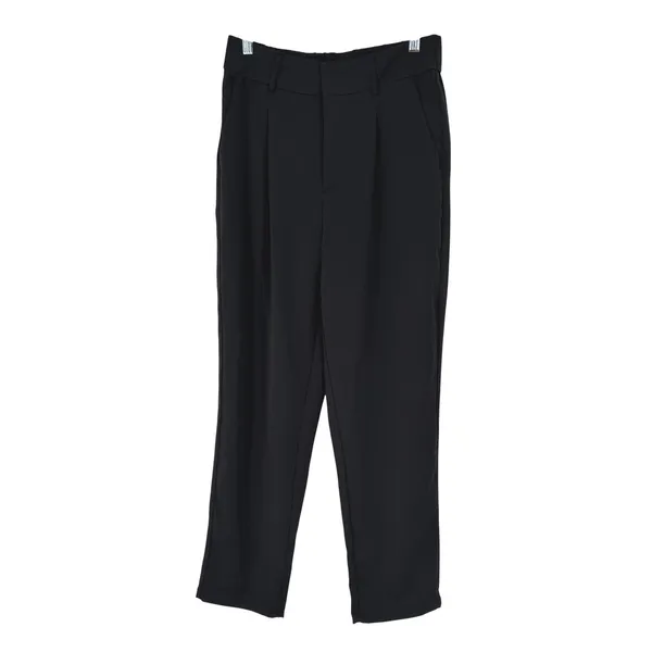 Halara Women Black High Waisted Pleated Tapered Dress Pants Size Medium Tall NWT - Image 2