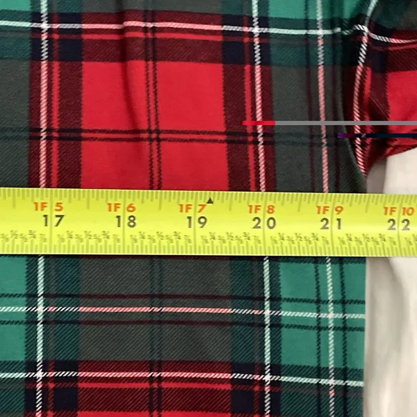 Joyspun Womens Red Plaid Cheers Christmas Pajama Set Jogger PJs Medium Holiday - Image 12