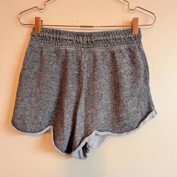 Ivy Park Shorts Women Small Grey Marl Logo Athletic Sweat Shorts Loungewear - Image 5