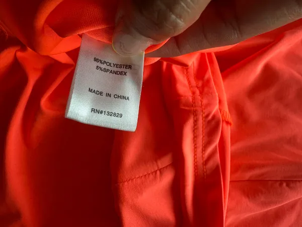 Neon Coral Ruched Cutout Mini Dress - Image 8