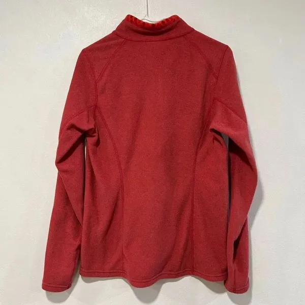 NWT The North Face Women’s Glacier ¼ Zip Fleece Pullover Red Size M Relaxed Fit - Image 2