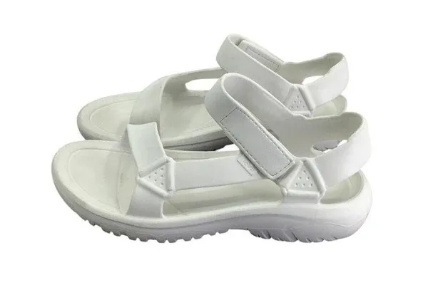 Teva Sandals Hurricane Drift Womens Sz 10 White Shoes Hook Loop Comfort Vacation - Image 2