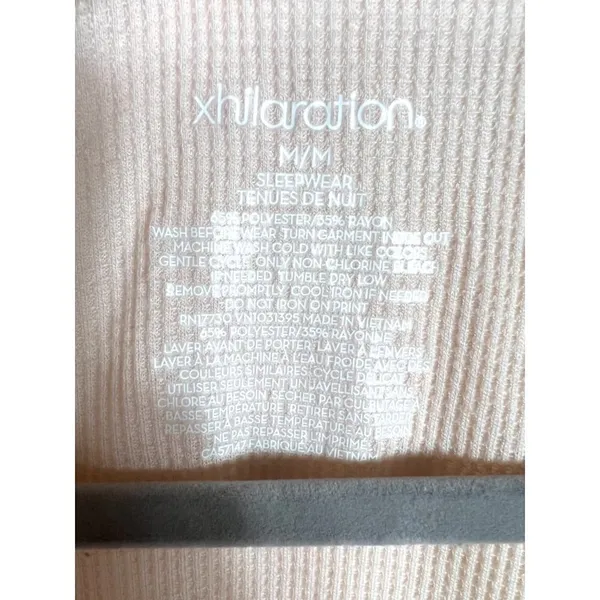 Xhilaration‎ pink sleepwear thermal top - Image 4