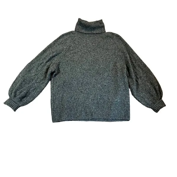 H&M Women’s Large Gray Turtleneck with Cuff Wrist - Image 2