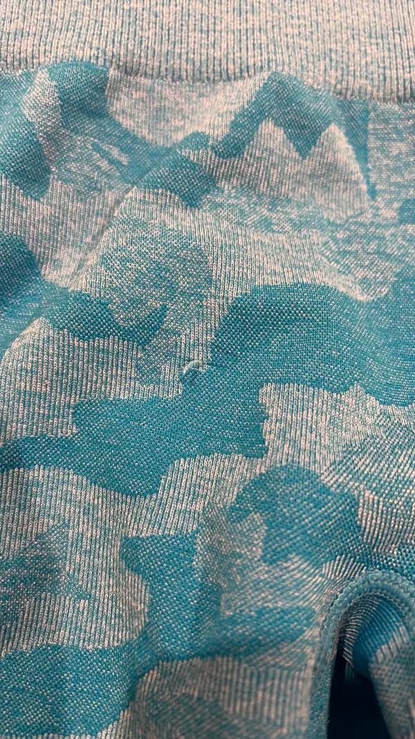 NVGTN Camo Seamless Shorts Caribbean Blue - Image 7
