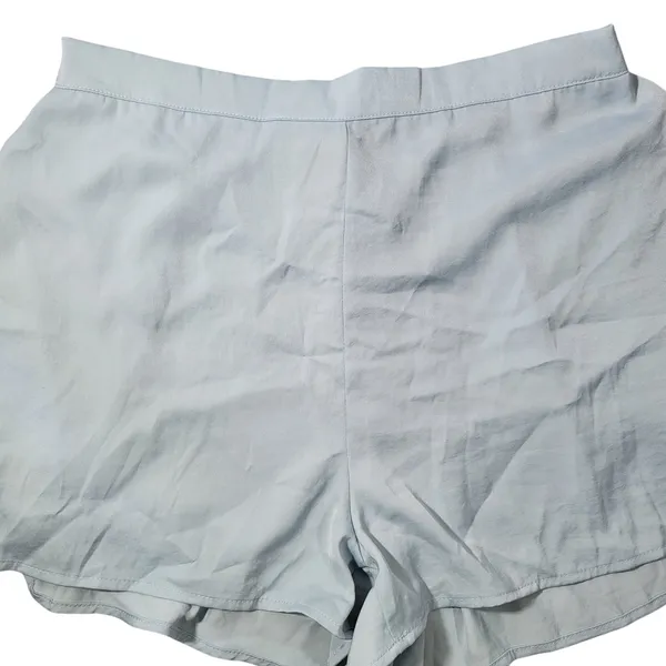 Lulus Light Blue Elastic‎ Waist Polyester Shorts Women's Size Large - Image 3