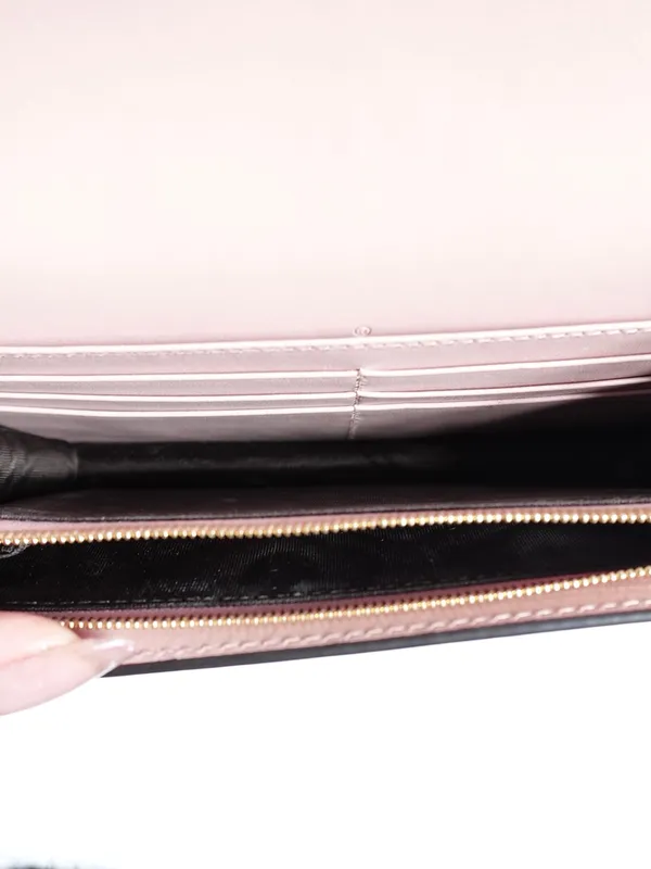 GUCCI Gg Matelassé Chain Wallet - Light Pink - Image 12