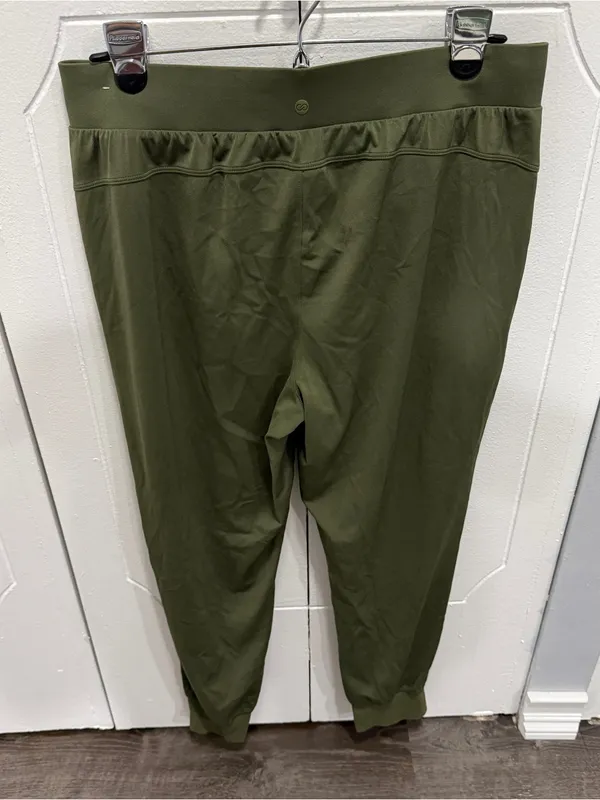 Calia Green High Rise Joggers Size M - Image 2