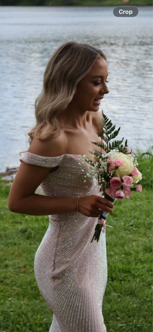 Prom Dress Sherri Hill Pink Sequin - Image 3
