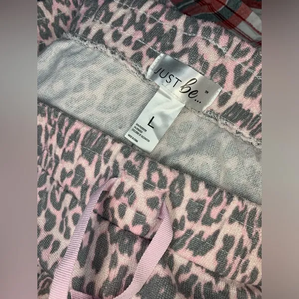 Just Be Pink Animal Print Lounge Set - Image 11