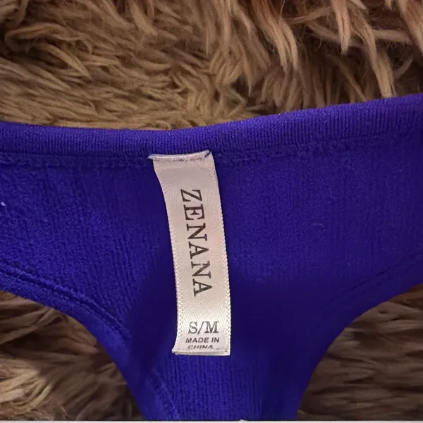 Zenana blue tank top - Image 2