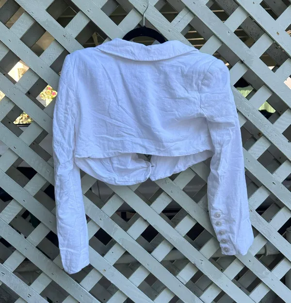Coco Cropped Blazer - Image 6