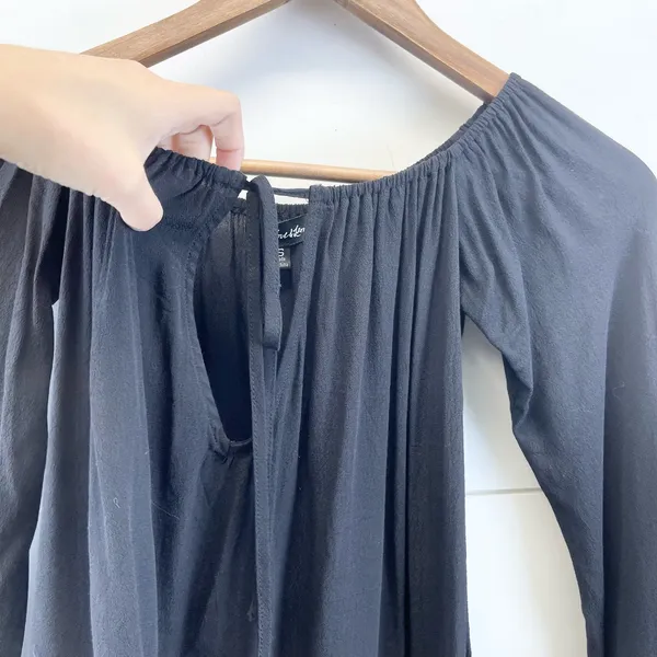 For Love‎ & Lemons Flowy Top Womens Small Whimsygoth Boho Witchy Dark Cottage - Image 4