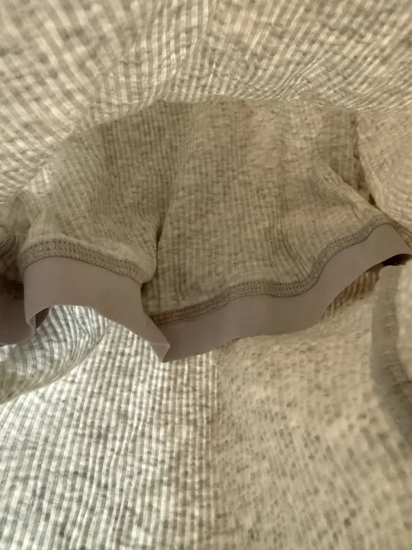 Fabletics Modal Rib Built-In Bra Tank Gray M - Image 7