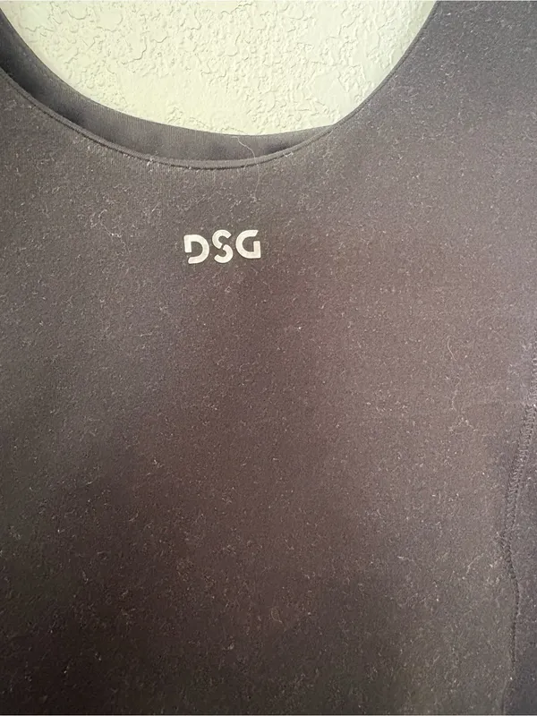 DSG women’s black tank top with built in bra - Image 3